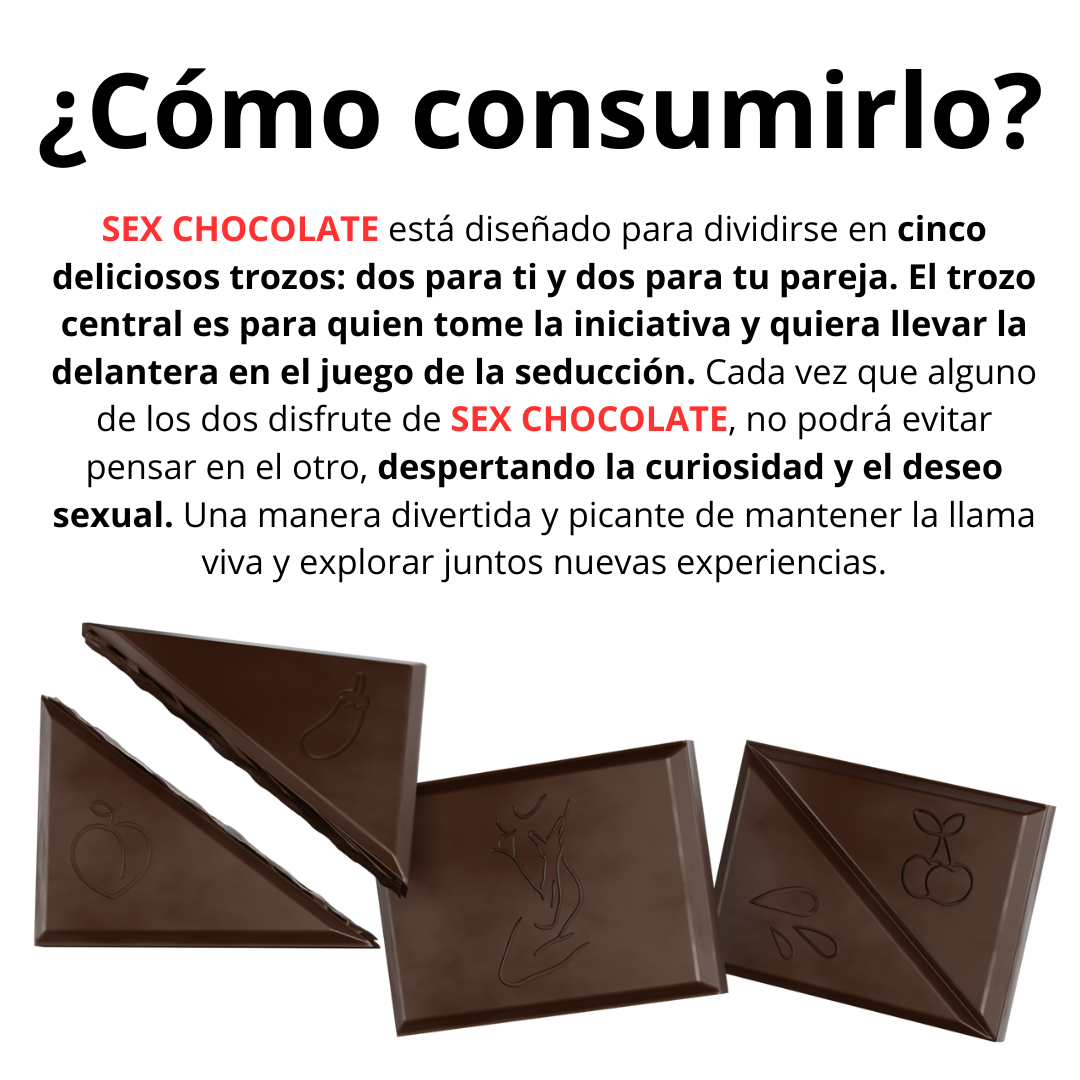 SEX CHOCOLATE Aumenta el placer solo o en pareja